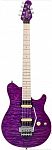 Sterling by MusicMan AX40D/TP эл.гитара. Axis/HH/Датчики Dimarzio/Флойд/Цвет фиолет.волн.клен/Чехол